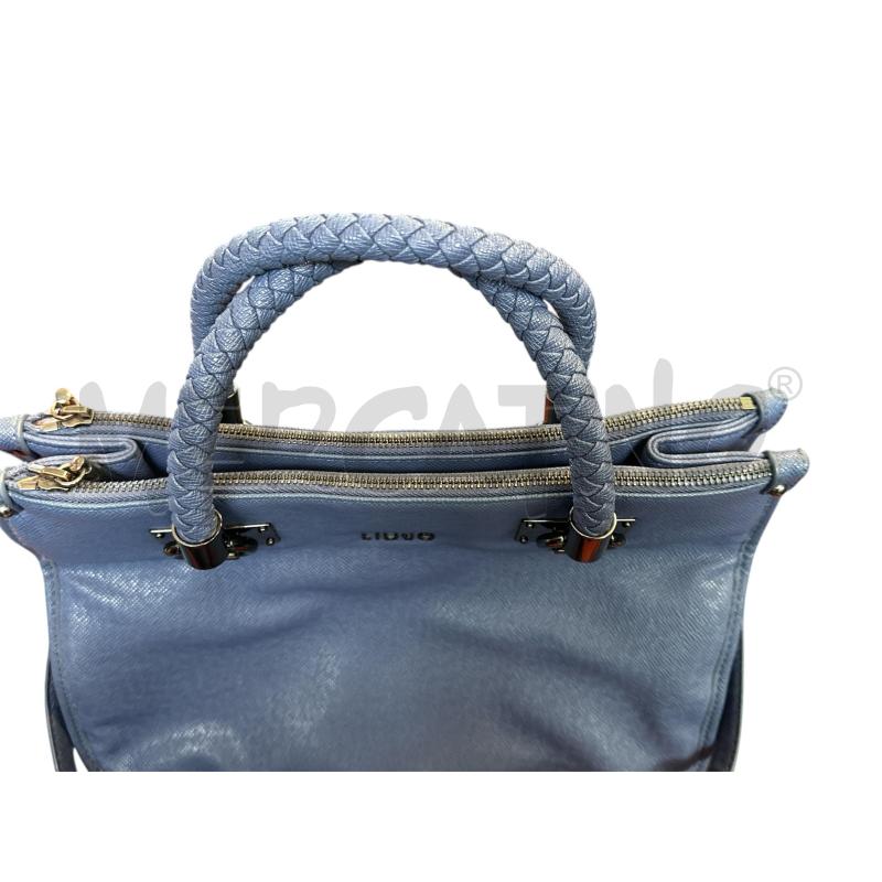 BORSA DONNA LIU JO BLU | Mercatino dell'Usato Nichelino via scarrone 2