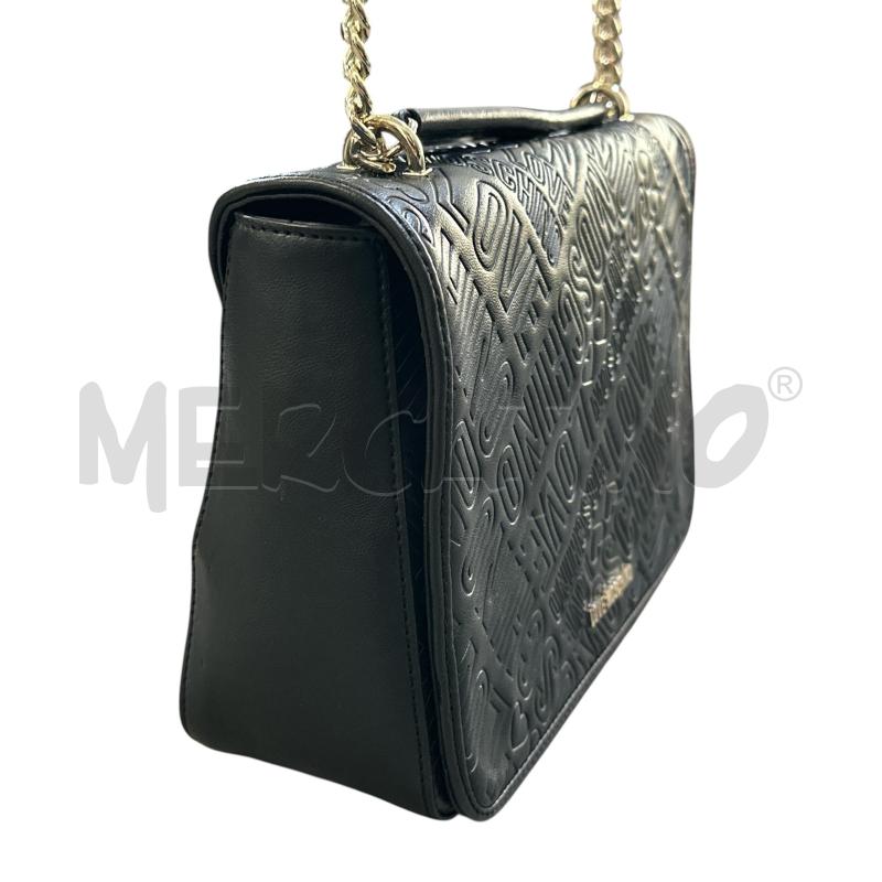 BORSA DONNA LOVE MOSCHINO TRACOLLA NERA  | Mercatino dell'Usato Nichelino via scarrone 3