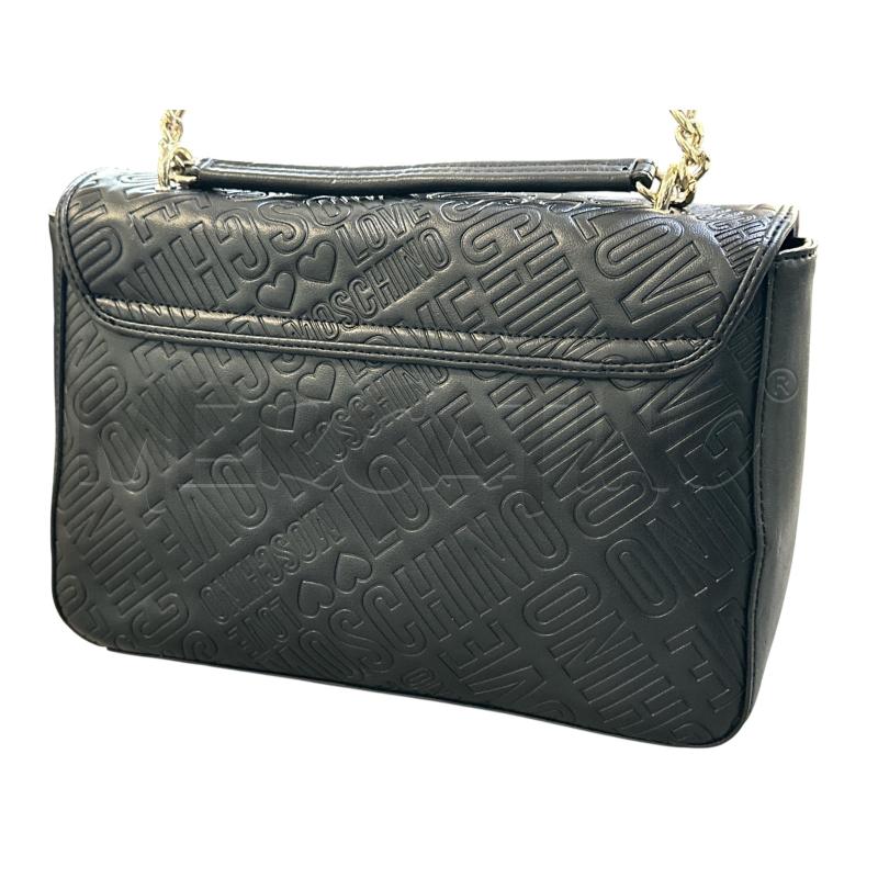 BORSA DONNA LOVE MOSCHINO TRACOLLA NERA  | Mercatino dell'Usato Nichelino via scarrone 4