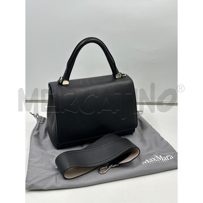 BORSA DONNA MAX MARA BAULETTO NERO | Mercatino dell'Usato Nichelino via scarrone 4