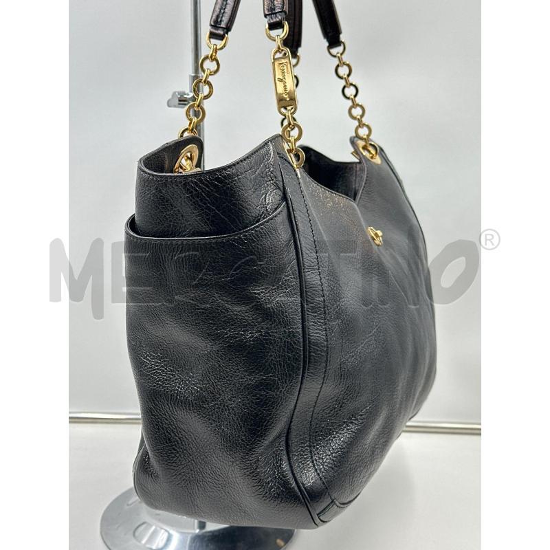 BORSA DONNA SALVATORE FERRAGAMO NERA | Mercatino dell'Usato Nichelino via scarrone 3