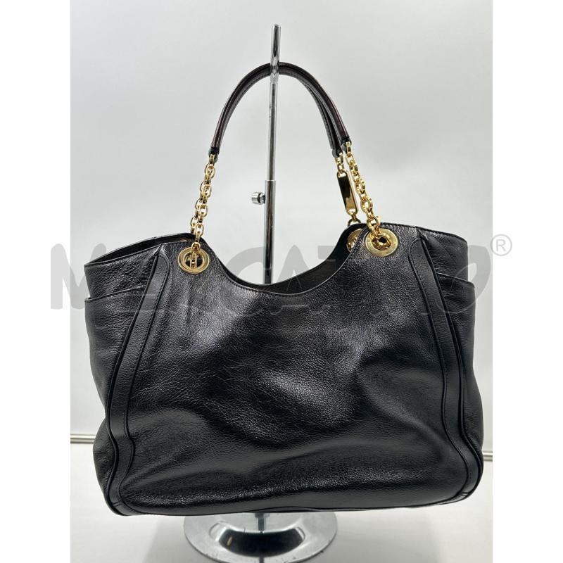 BORSA DONNA SALVATORE FERRAGAMO NERA | Mercatino dell'Usato Nichelino via scarrone 5