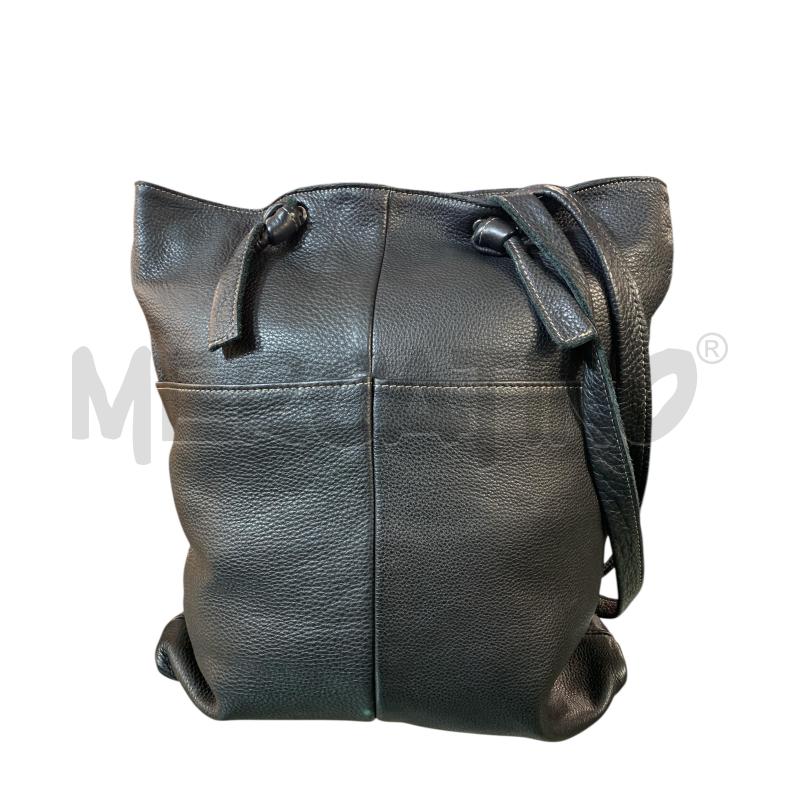 BORSA DONNA TOTY VERA PELLE NERA | Mercatino dell'Usato Nichelino via scarrone 1