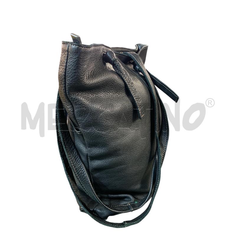BORSA DONNA TOTY VERA PELLE NERA | Mercatino dell'Usato Nichelino via scarrone 2