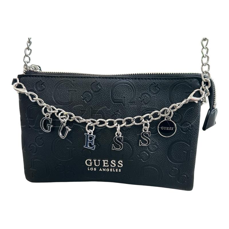 BORSA DONNA TRACOLLA GUESS NERA  | Mercatino dell'Usato Nichelino via scarrone 1