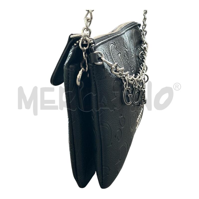 BORSA DONNA TRACOLLA GUESS NERA  | Mercatino dell'Usato Nichelino via scarrone 2