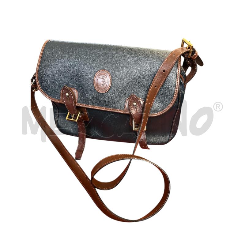 BORSA DONNA TRUSSARDI VINTAGE BLU | Mercatino dell'Usato Nichelino via scarrone 1