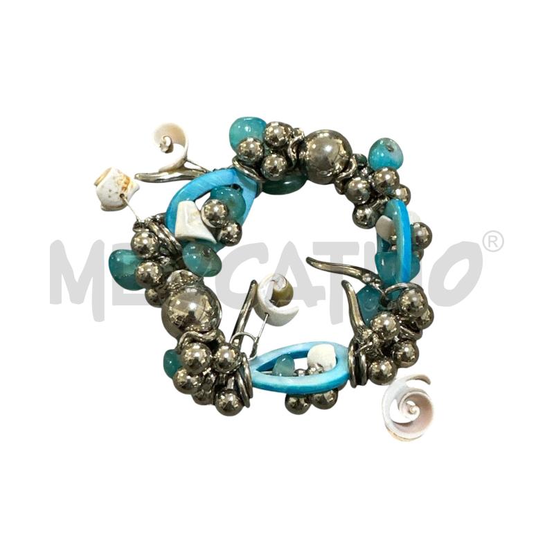 BRACCIALE LAVORAZIONE PIETRE AZZURRE  | Mercatino dell'Usato Nichelino via scarrone 1