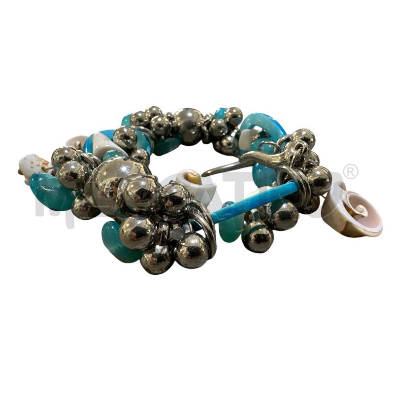 BRACCIALE LAVORAZIONE PIETRE AZZURRE  | Mercatino dell'Usato Nichelino via scarrone 2