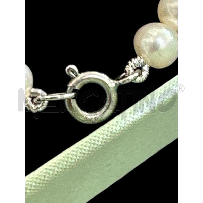 BRACCIALE PERLE PERNAGIONE ARG | Mercatino dell'Usato Nichelino via scarrone 4