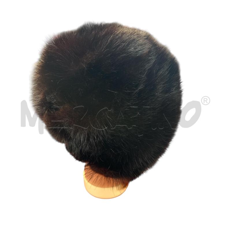 CAPPELLO DONNA VISONE MARRONE | Mercatino dell'Usato Nichelino via scarrone 2