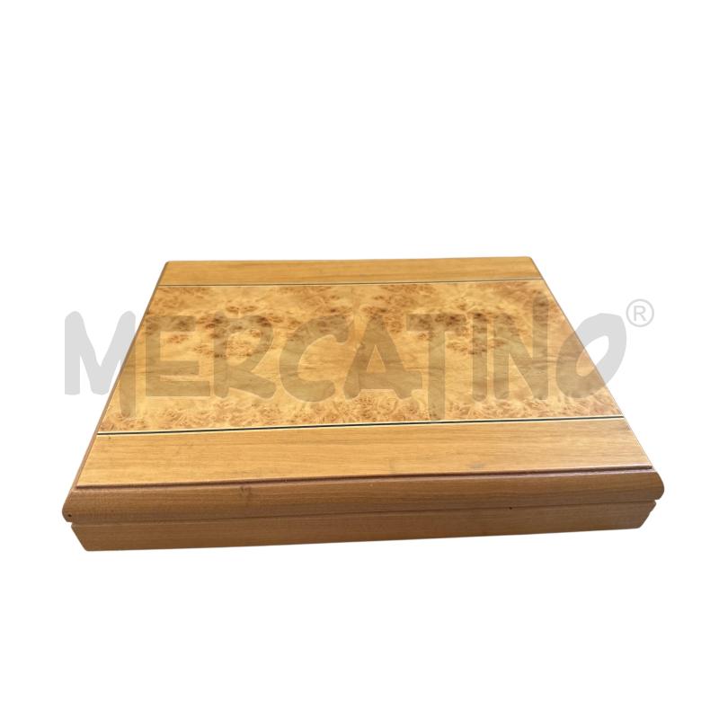 COFANETTO CARTE LEGNO  | Mercatino dell'Usato Nichelino via scarrone 2