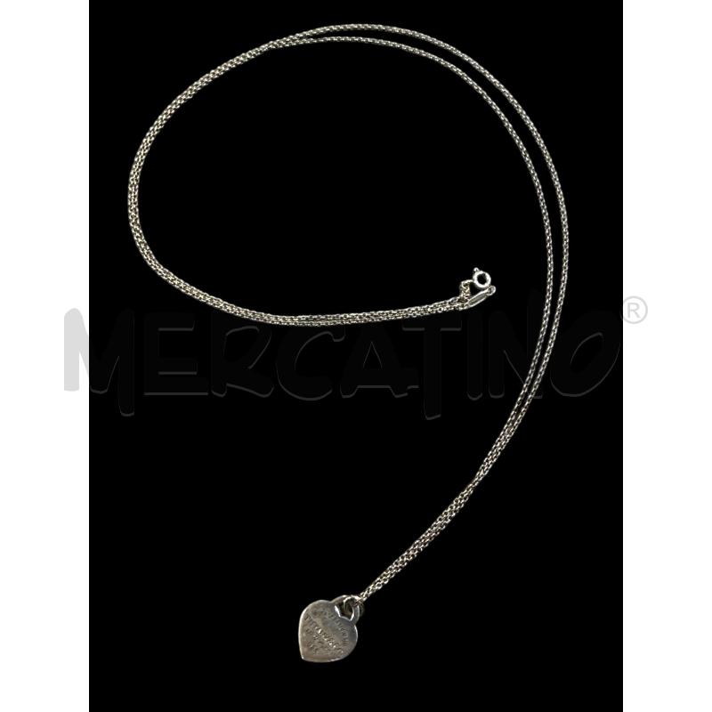 COLLANA TIFFANY COLL.RETURN ARGENTO | Mercatino dell'Usato Nichelino via scarrone 1