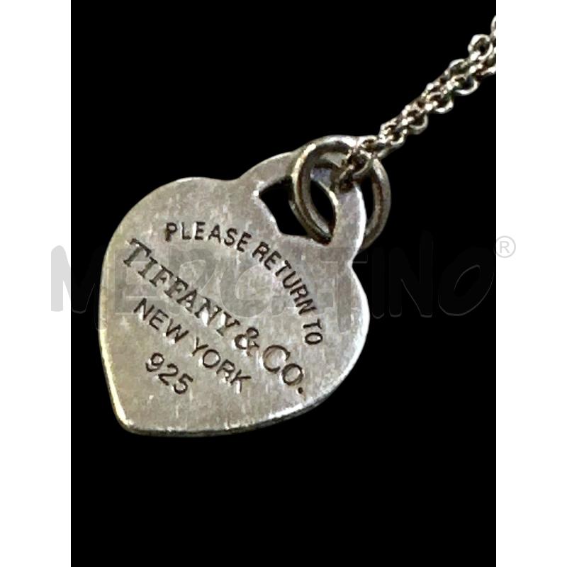 COLLANA TIFFANY COLL.RETURN ARGENTO | Mercatino dell'Usato Nichelino via scarrone 2