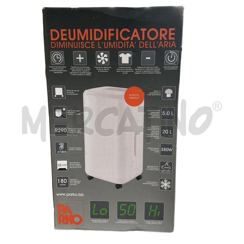 DEUMIDIFICATORE PARKO NUOVO  | Mercatino dell'Usato Nichelino via scarrone 1