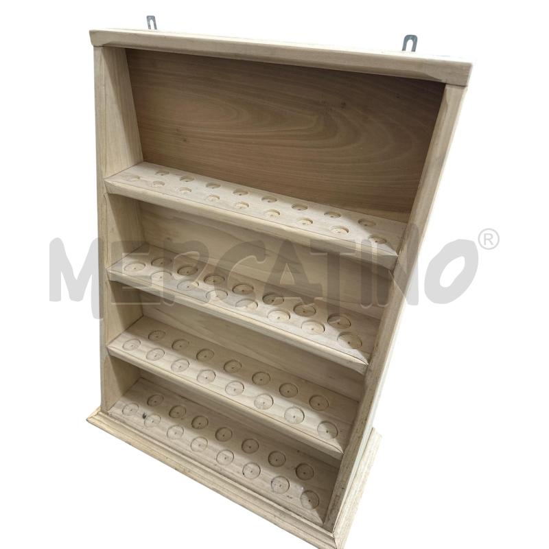 ESPOSITORE LEGNO 4 PIANI | Mercatino dell'Usato Nichelino via scarrone 2