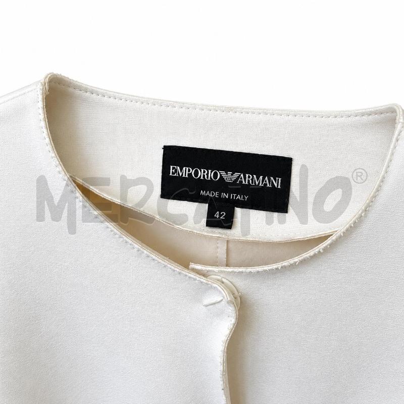GIACCA DONNA EMPORIO ARMANI BIANCA  | Mercatino dell'Usato Nichelino via scarrone 4
