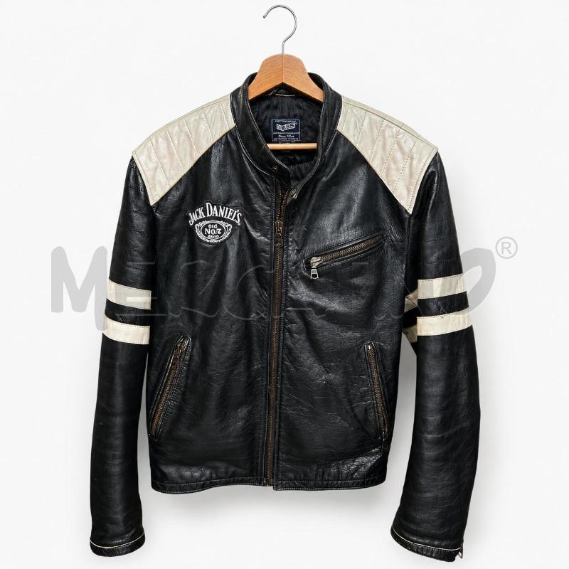 GIUBBOTTO UOMO PELLE GAS PACH HARLEY DAVIDSON NERO   | Mercatino dell'Usato Nichelino via scarrone 2