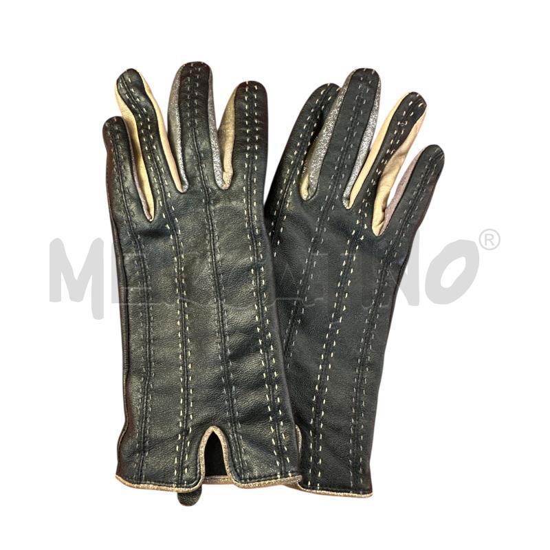 GUANTI DONNA MAYA PELLE NERO IMP | Mercatino dell'Usato Nichelino via scarrone 1