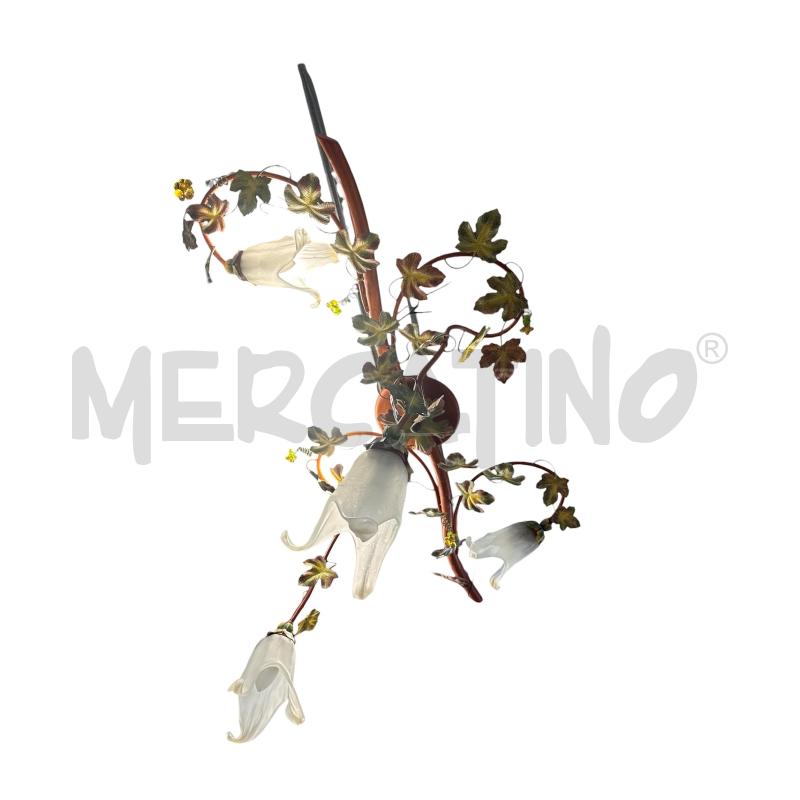 LAMPADARIO 4 LUCI RAMATO | Mercatino dell'Usato Nichelino via scarrone 1