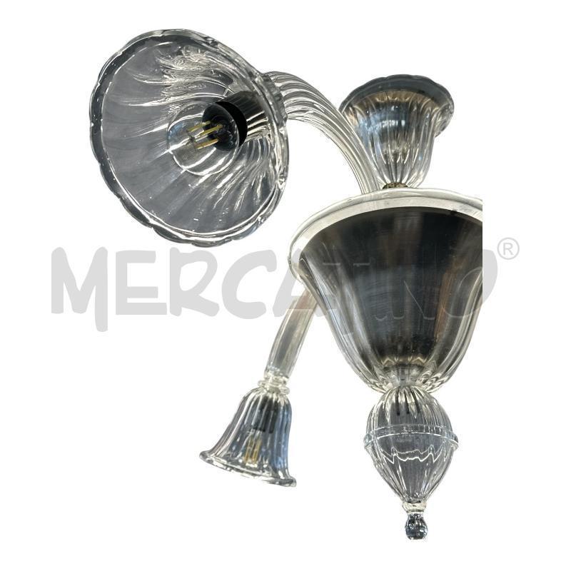 LAMPADARIO VETRO MURANO 3 LUCI  | Mercatino dell'Usato Nichelino via scarrone 2