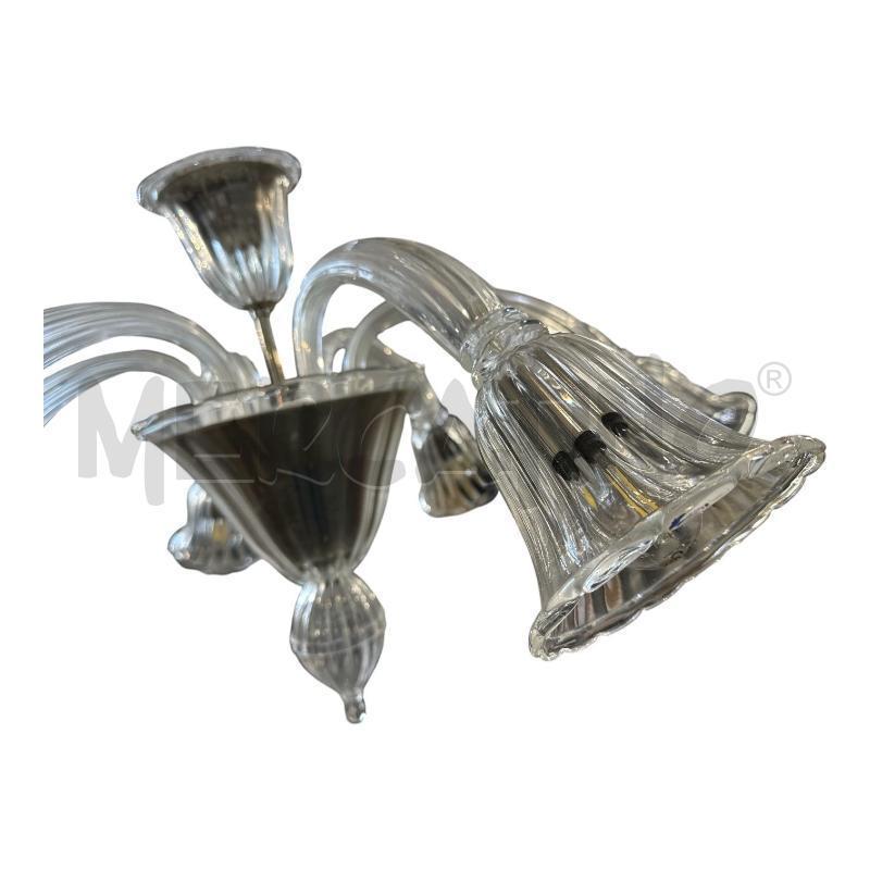 LAMPADARIO VETRO MURANO 6 LUCI  | Mercatino dell'Usato Nichelino via scarrone 3