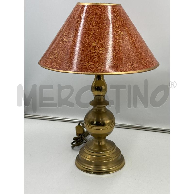 LAMPADA BASE OTTONE  | Mercatino dell'Usato Nichelino via scarrone 1