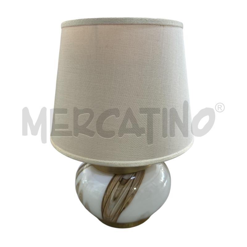 LAMPADA DA TAVOLO VETRO MURANO  | Mercatino dell'Usato Nichelino via scarrone 1