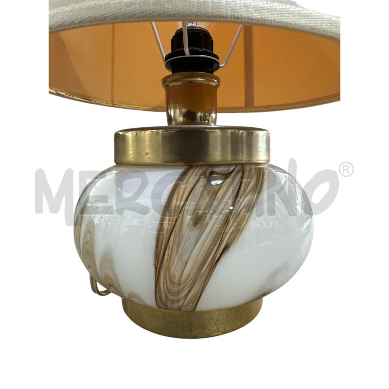 LAMPADA DA TAVOLO VETRO MURANO  | Mercatino dell'Usato Nichelino via scarrone 2