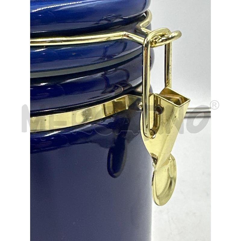 MACINA CAFFE' BARATTOLO PORCELLANA BLU  | Mercatino dell'Usato Nichelino via scarrone 3