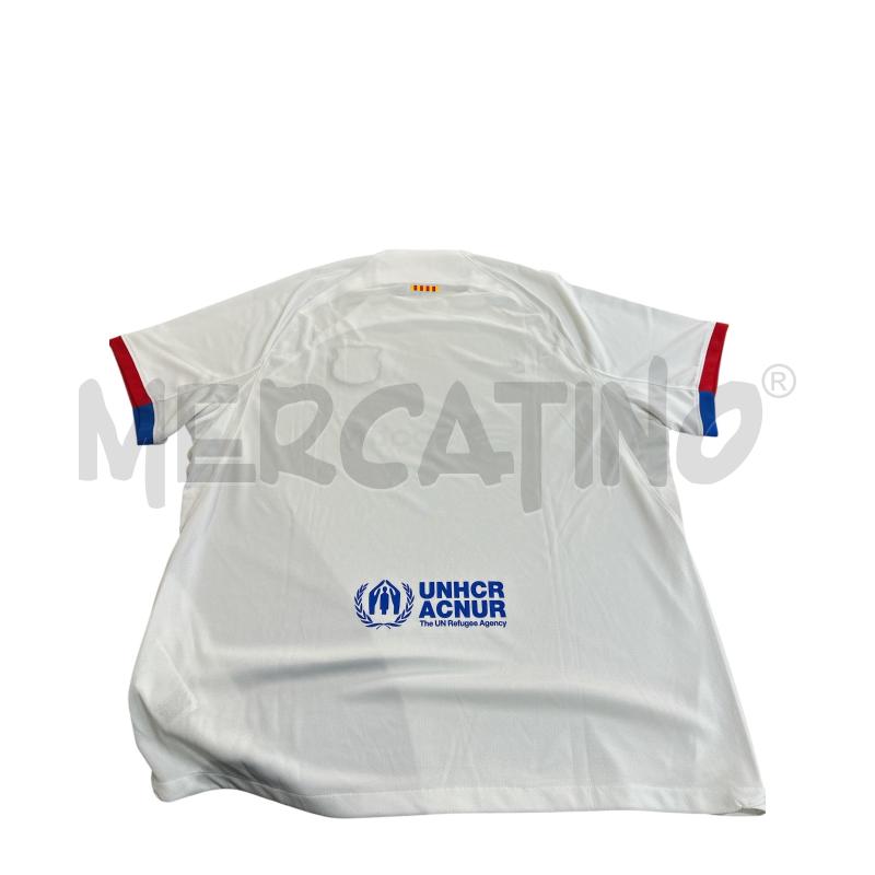 MAGLIA CALCIO BARCELONA NIKE BIANCA | Mercatino dell'Usato Nichelino via scarrone 2