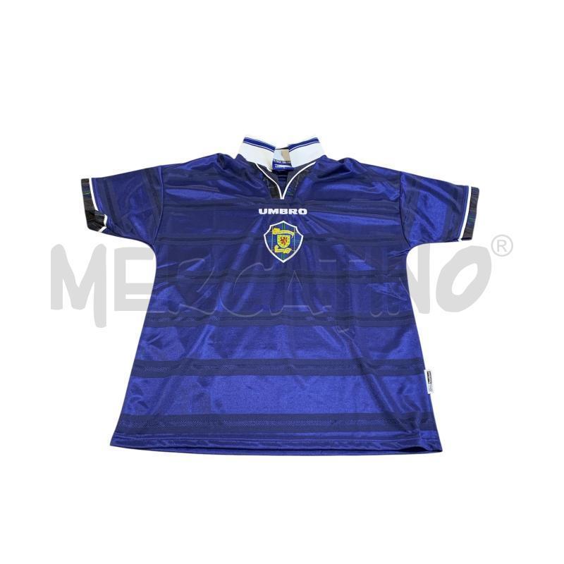 MAGLIA CALCIO UMBRO BLU SCOTTISH   | Mercatino dell'Usato Nichelino via scarrone 1