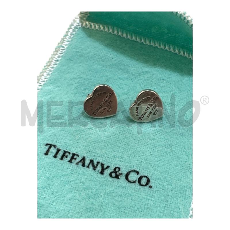 ORECCHINI TIFFANY E CO  | Mercatino dell'Usato Nichelino via scarrone 1