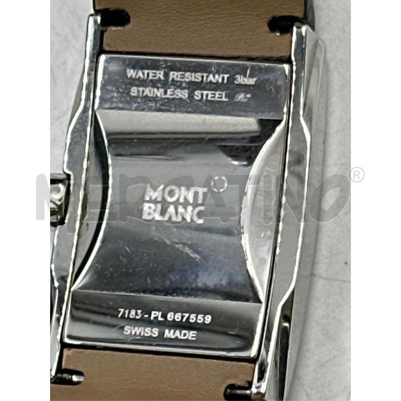 OROLOGIO DA POLSO PROFILE ELEGANCE MONT BLANC 104294 DONNA  | Mercatino dell'Usato Nichelino via scarrone 4
