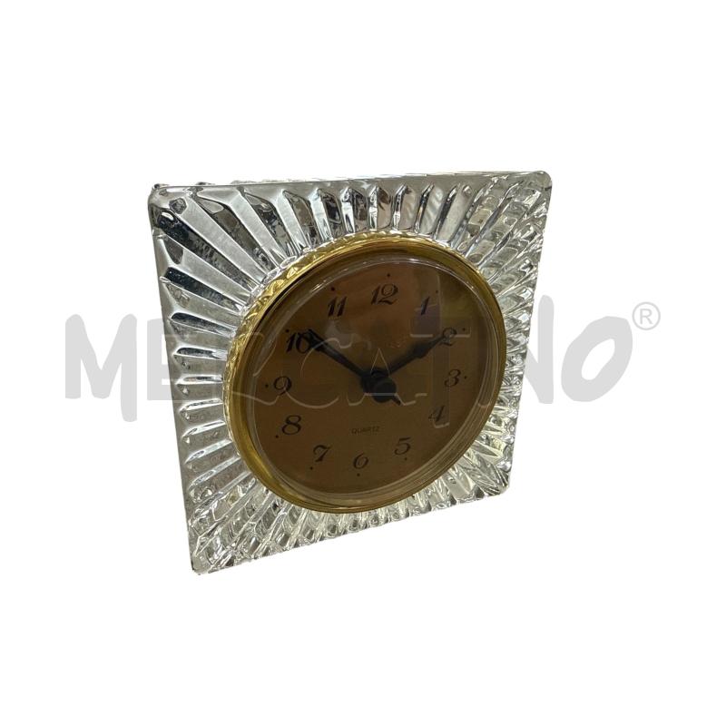 OROLOGIO DA TAVOLO CRISTALLO  | Mercatino dell'Usato Nichelino via scarrone 1