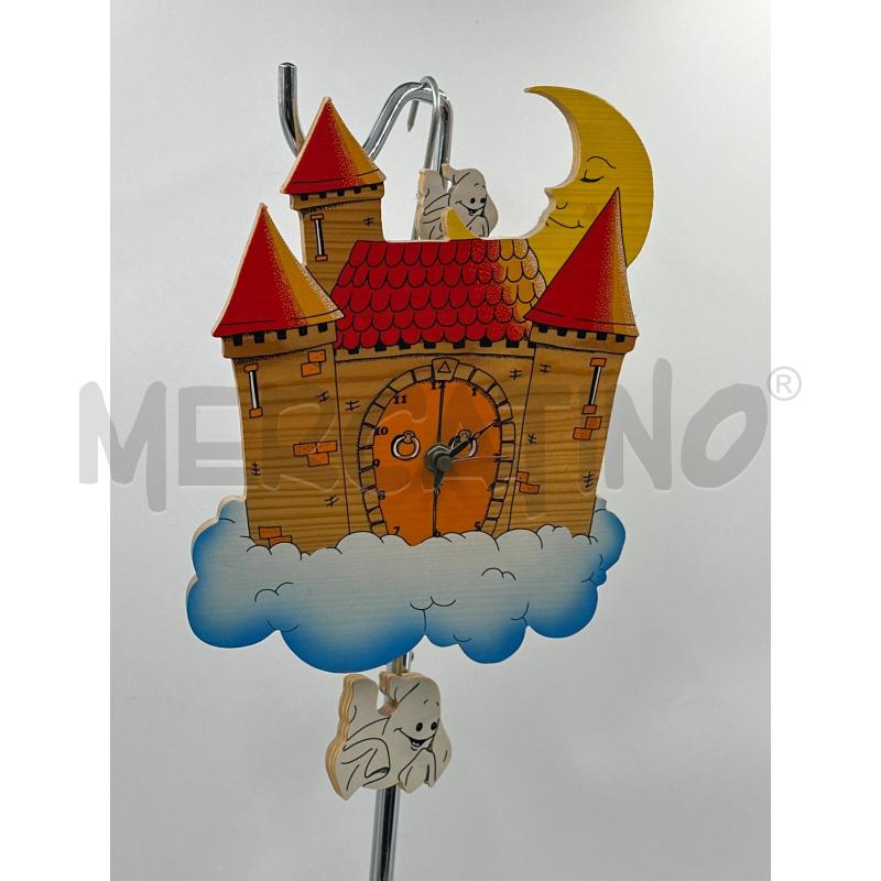 OROLOGIO PENDOLO CAMERETTA LEGNO  | Mercatino dell'Usato Nichelino via scarrone 2