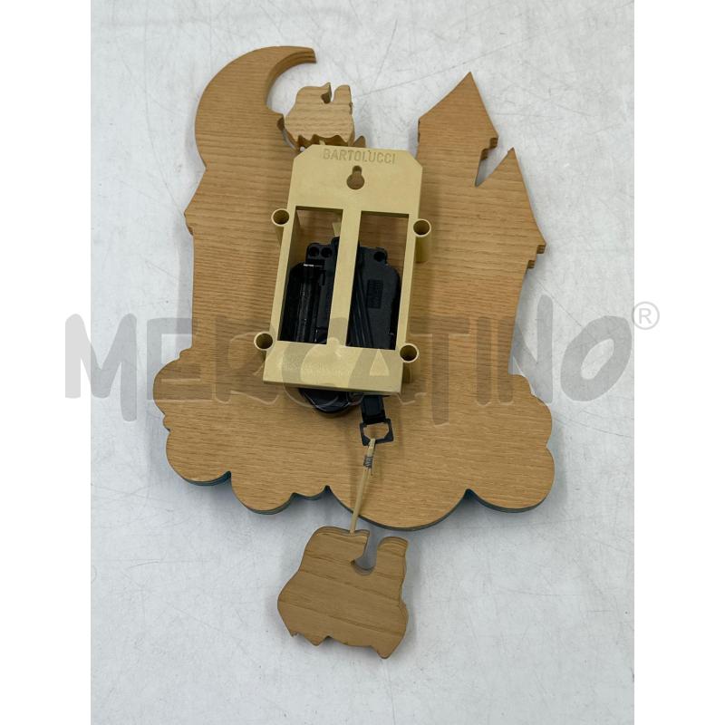OROLOGIO PENDOLO CAMERETTA LEGNO  | Mercatino dell'Usato Nichelino via scarrone 3