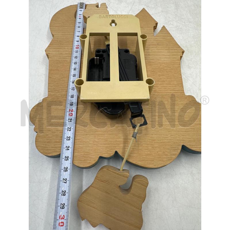 OROLOGIO PENDOLO CAMERETTA LEGNO  | Mercatino dell'Usato Nichelino via scarrone 4