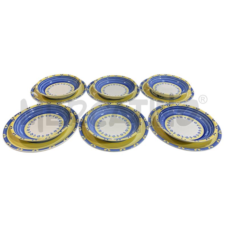 PIATTI PZ. 12 IRONSTONE PAGNOSSIN  | Mercatino dell'Usato Nichelino via scarrone 1