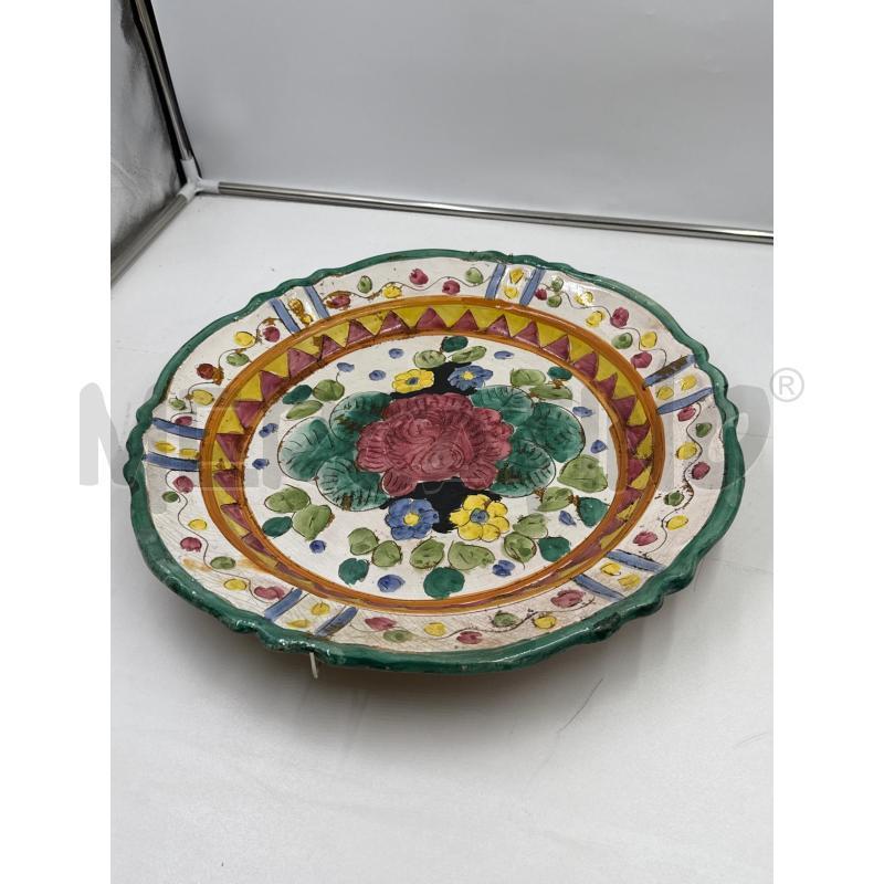 PIATTO CERAMICA POPOLARE MAIOLICHE  | Mercatino dell'Usato Nichelino via scarrone 1