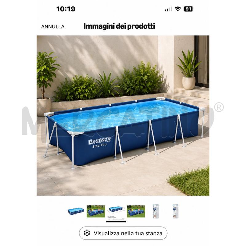 PISCINA GRANDE BESTWAY CON ACCESSORI  | Mercatino dell'Usato Nichelino via scarrone 1