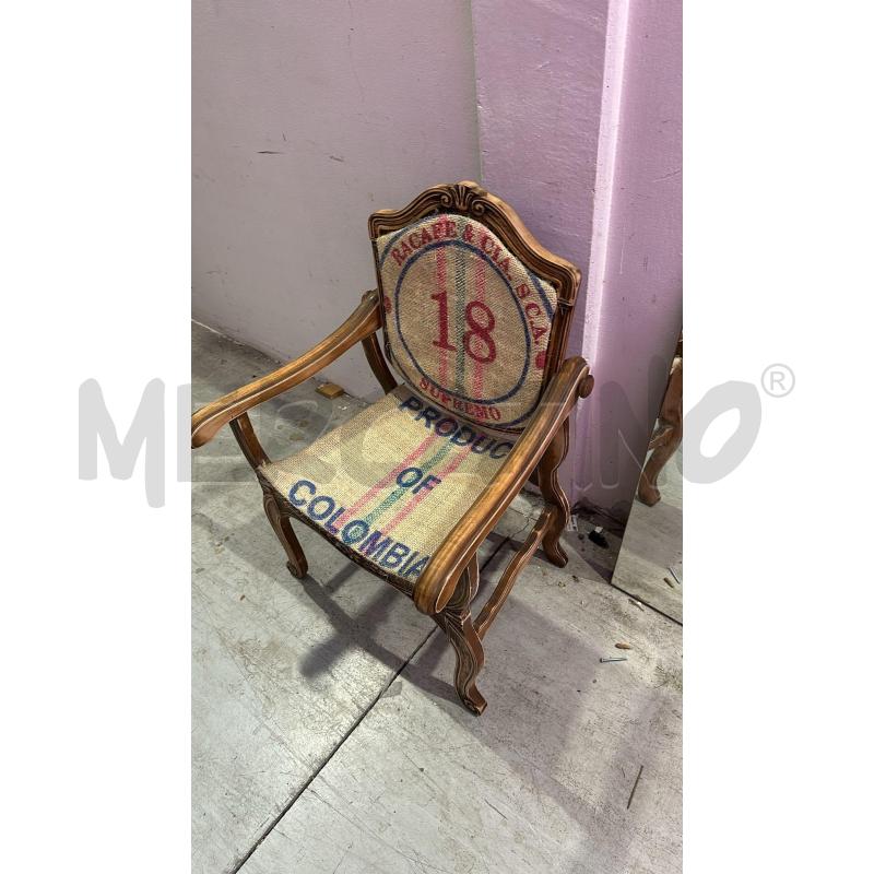 POLTRONA IN STILE PRODUC OF COLOMBIA  | Mercatino dell'Usato Nichelino via scarrone 1