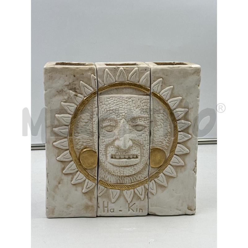 PORTA CANDELA AZTECO MAYA  | Mercatino dell'Usato Nichelino via scarrone 1
