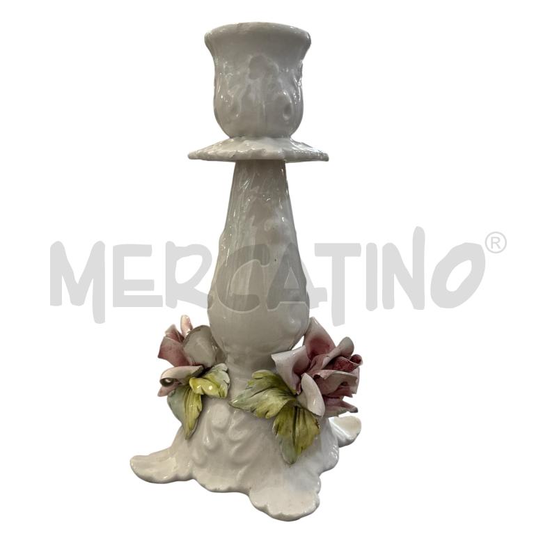 PORTA CANDELA CERAMICA BASSANO  | Mercatino dell'Usato Nichelino via scarrone 1