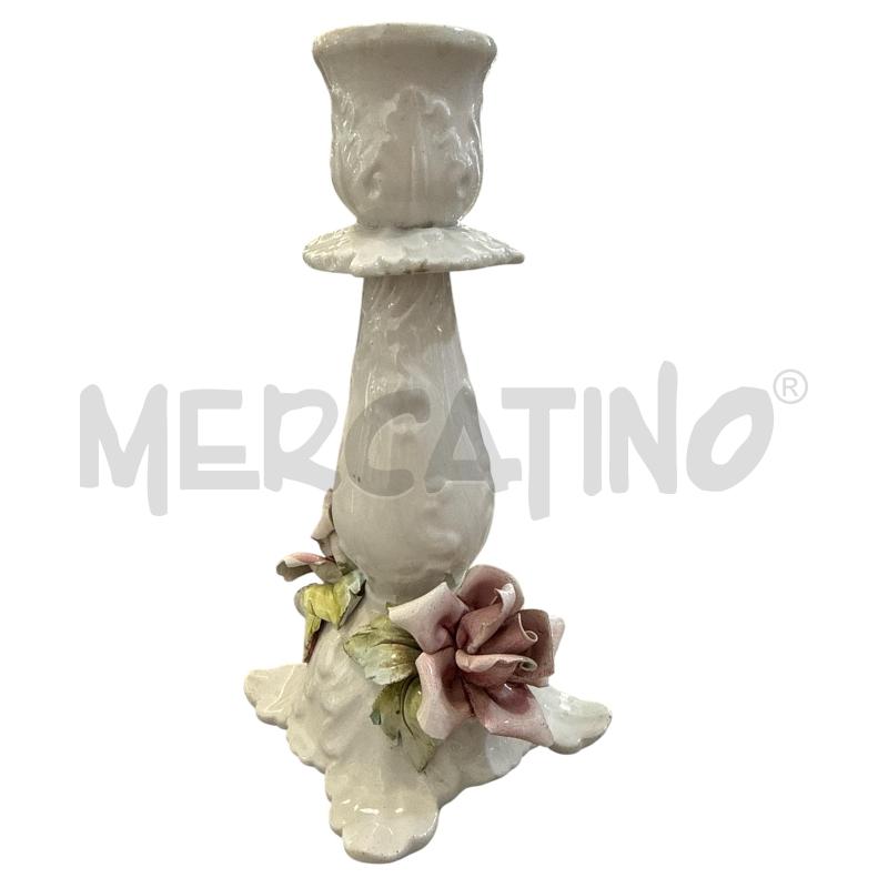 PORTA CANDELA CERAMICA BASSANO  | Mercatino dell'Usato Nichelino via scarrone 2