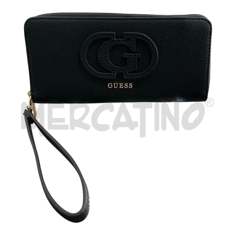 PORTA FOGLIO GUESS DONNA NERO  | Mercatino dell'Usato Nichelino via scarrone 1