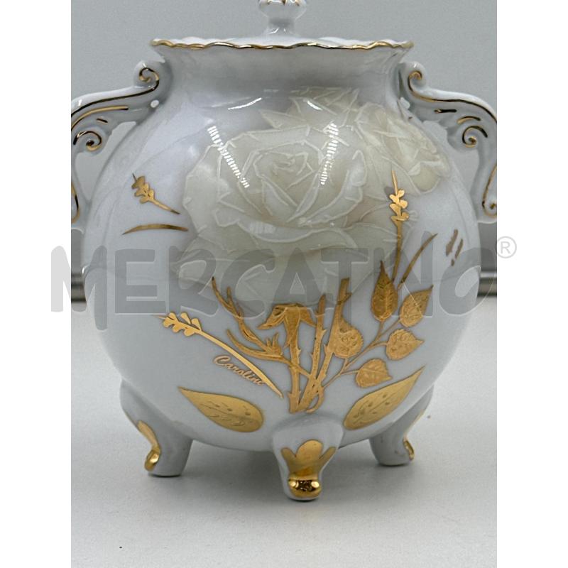 POTICHE VASO FILO ORO LIMOGES  | Mercatino dell'Usato Nichelino via scarrone 2