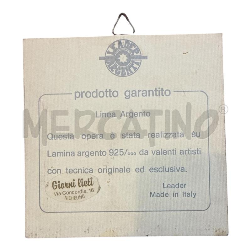 QUADRETTO LAMINA ARG 925 | Mercatino dell'Usato Nichelino via scarrone 2