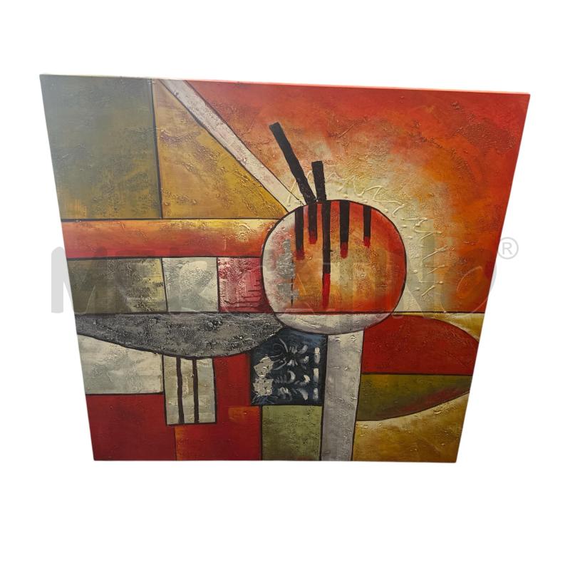 QUADRO CANVAS ASTRATTO 100X100 | Mercatino dell'Usato Nichelino via scarrone 1
