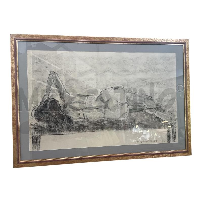 QUADRO DISEGNO A CARBONCINO  | Mercatino dell'Usato Nichelino via scarrone 1